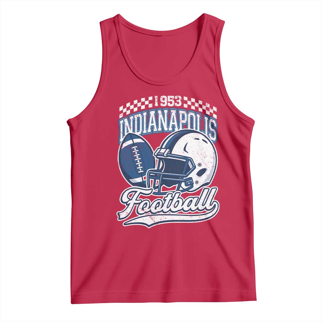 Vintage Indy Sport Fans IFC Retro 1953 Throwback Tank Top TS02 Red Print Your Wear