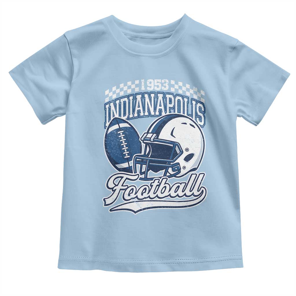 Vintage Indy Sport Fans IFC Retro 1953 Throwback Toddler T Shirt TS02 Light Blue Print Your Wear