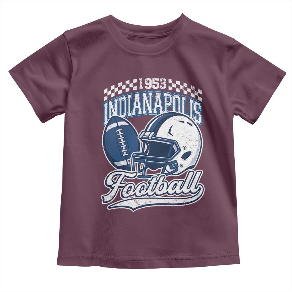 Vintage Indy Sport Fans IFC Retro 1953 Throwback Toddler T Shirt TS02 Maroon Print Your Wear