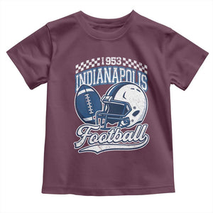 Vintage Indy Sport Fans IFC Retro 1953 Throwback Toddler T Shirt TS02 Maroon Print Your Wear