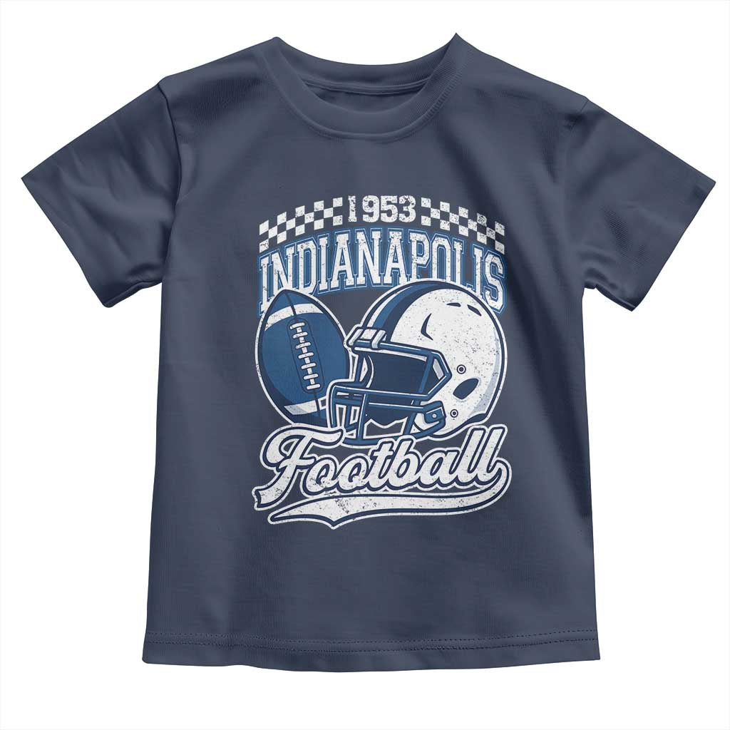 Vintage Indy Sport Fans IFC Retro 1953 Throwback Toddler T Shirt TS02 Navy Print Your Wear