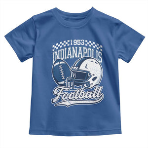 Vintage Indy Sport Fans IFC Retro 1953 Throwback Toddler T Shirt TS02 Royal Blue Print Your Wear