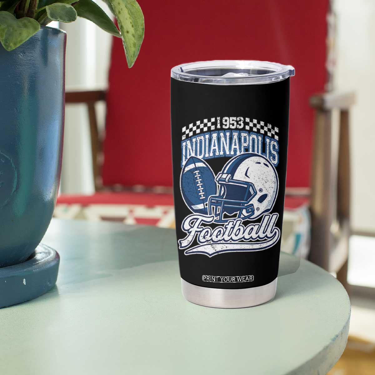 Vintage Indy Sport Fans IFC Retro 1953 Throwback Tumbler Cup TS02 Print Your Wear