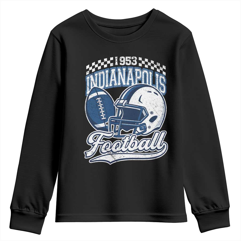 Vintage Indy Sport Fans IFC Retro 1953 Throwback Youth Sweatshirt TS02 Black Print Your Wear