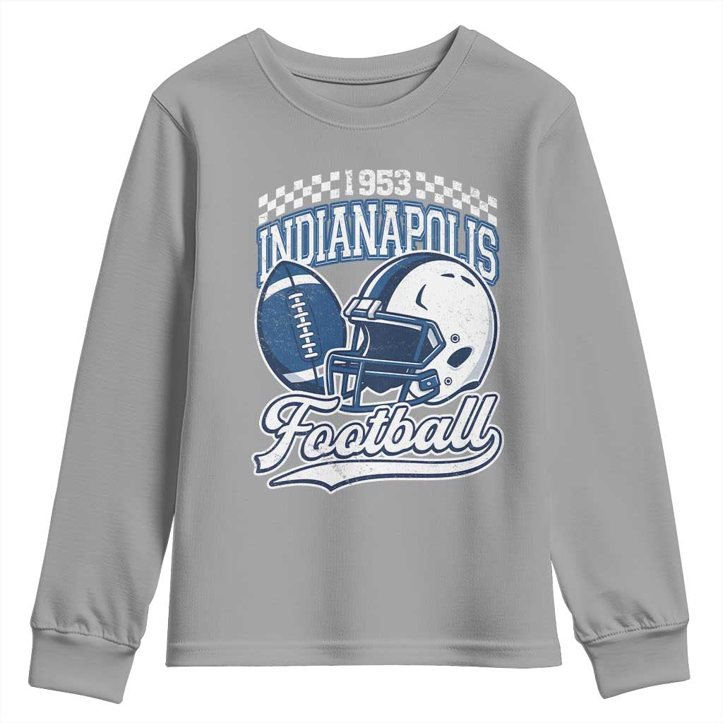 Vintage Indy Sport Fans IFC Retro 1953 Throwback Youth Sweatshirt TS02 Sport Gray Print Your Wear