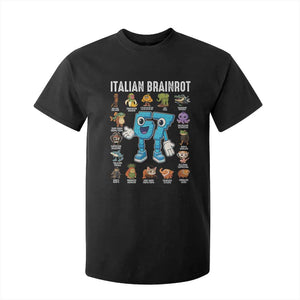 Italian Brainrot 67 Meme T Shirt For Kid Funny Six Seven Absurdist Viral Chaoscore Internet Humor Addicts TS02 Black Print Your Wear