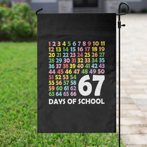 67 Days of School Garden Flag Colorful Countdown Grid Milestone Classroom Fun TS02 Print Your Wear