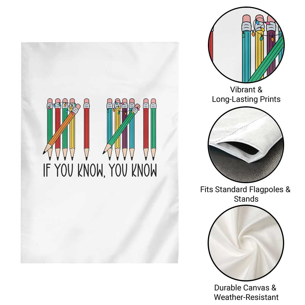 Funny 6 7 Pencil Humor Garden Flag If You Know You Know Six Seven Joke TS02 Print Your Wear