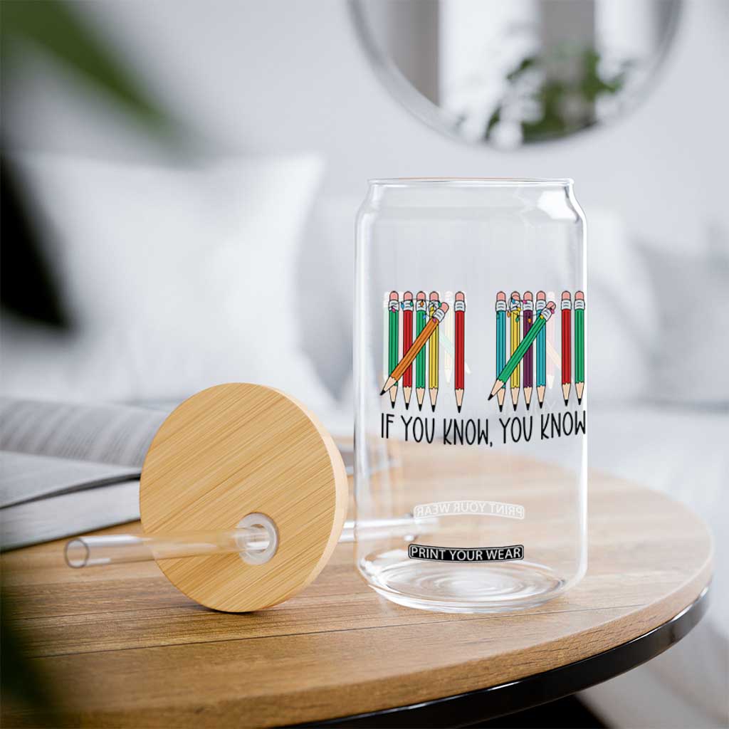 Funny 6 7 Pencil Humor Glass Can If You Know You Know Six Seven Joke TS02 Print Your Wear