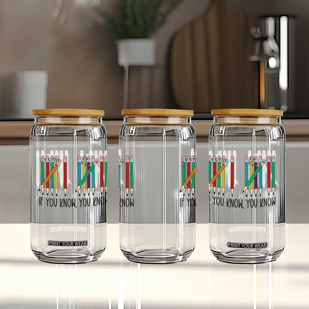 Funny 6 7 Pencil Humor Glass Can If You Know You Know Six Seven Joke TS02 Print Your Wear