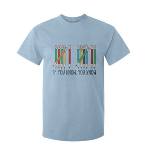 Funny 6 7 Pencil Humor T Shirt For Kid If You Know You Know Six Seven Joke TS02 Light Blue Print Your Wear
