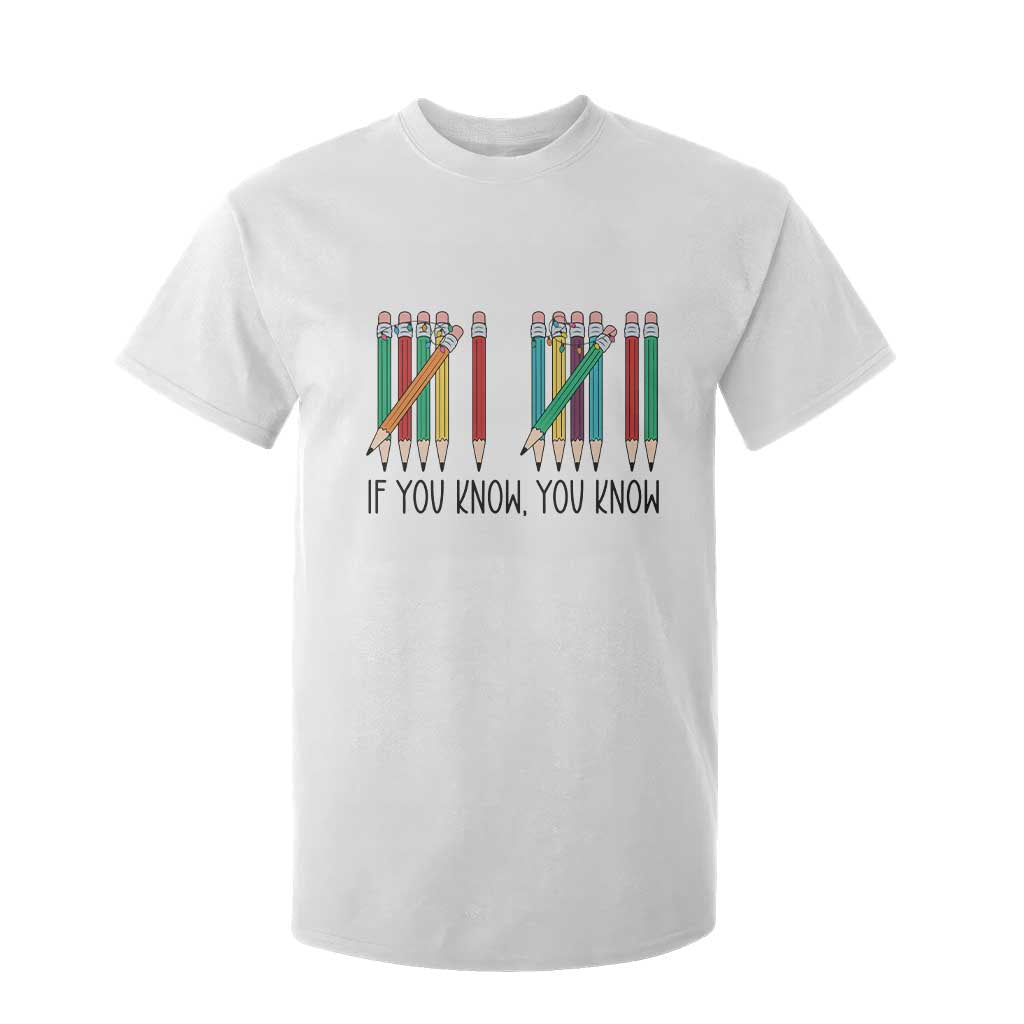 Funny 6 7 Pencil Humor T Shirt For Kid If You Know You Know Six Seven Joke TS02 White Print Your Wear