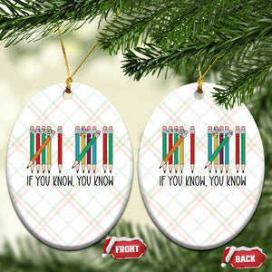 Funny 6 7 Pencil Humor Ceramic Ornament If You Know You Know Six Seven Joke TS02 Print Your Wear