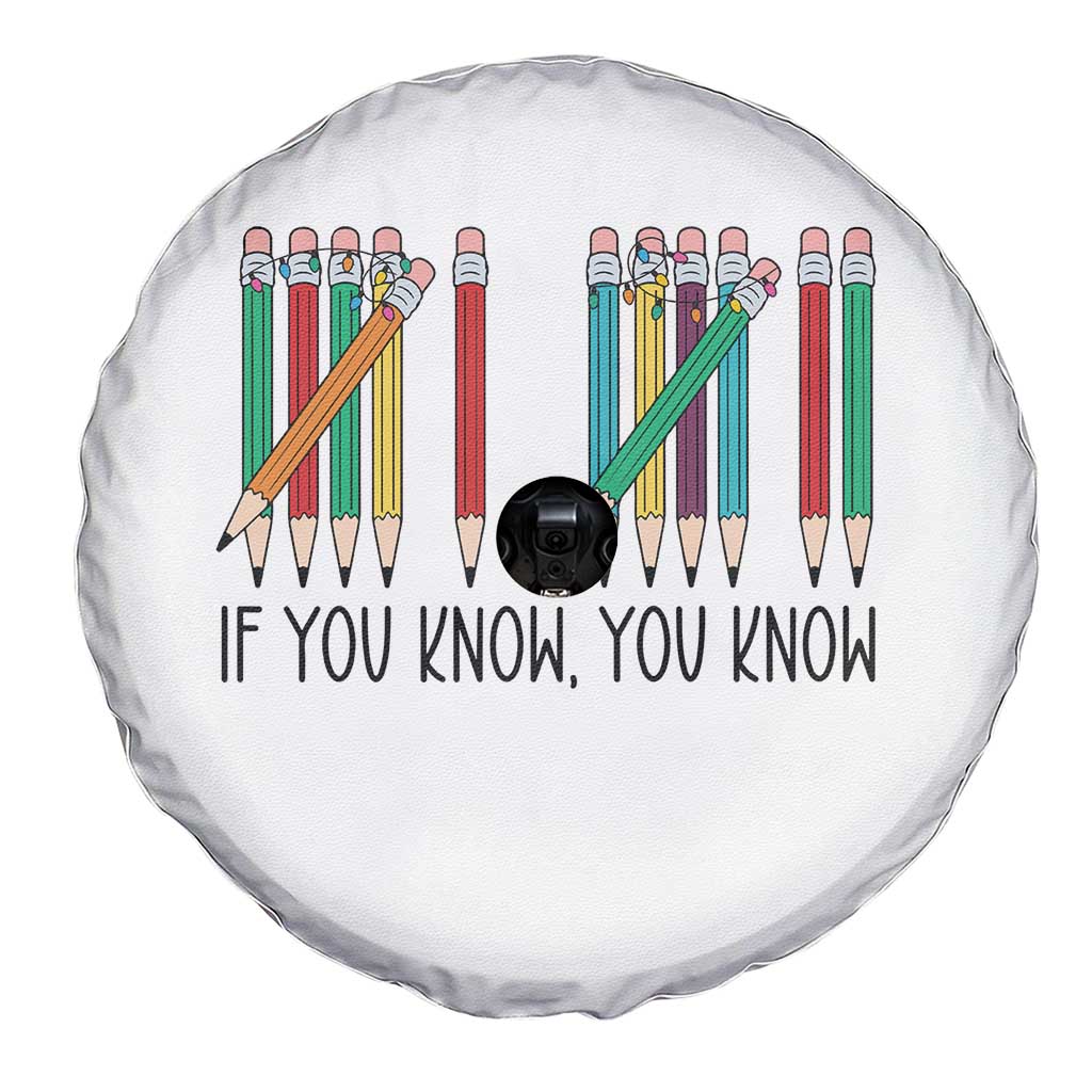 Funny 6 7 Pencil Humor Spare Tire Cover If You Know You Know Six Seven Joke TS02 Print Your Wear