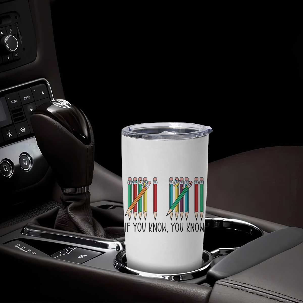 Funny 6 7 Pencil Humor Tumbler Cup If You Know You Know Six Seven Joke TS02 Print Your Wear
