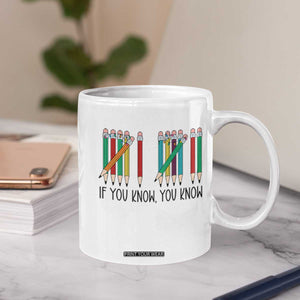 Funny 6 7 Pencil Humor Coffee Mug If You Know You Know Six Seven Joke TS02 Print Your Wear