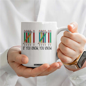 Funny 6 7 Pencil Humor Coffee Mug If You Know You Know Six Seven Joke TS02 Print Your Wear