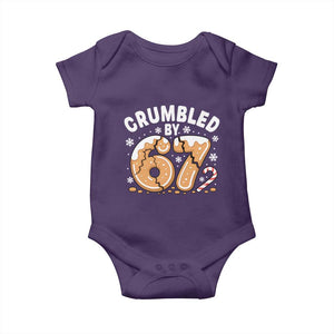 Crumbled by 67 Baby Onesie Funny Gingerbread Christmas Meme Cookie Chaos TS02 Purple Print Your Wear