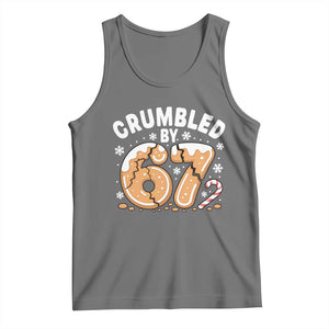 Crumbled by 67 Tank Top Funny Gingerbread Christmas Meme Cookie Chaos TS02 Black Heather Print Your Wear