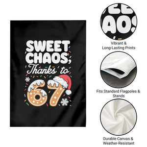 Sweet Chaos Thanks to 67 Garden Flag Funny Christmas Cookie Meme with Sprinkles TS02 Print Your Wear
