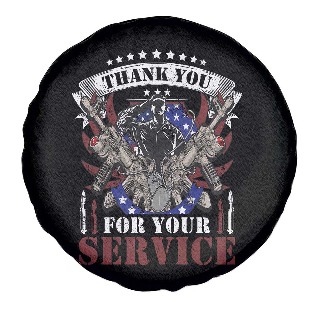 American Veteran Spare Tire Cover Thank You For Your Service Veterans Day Memorials Day Patriots TS02 Print Your Wear