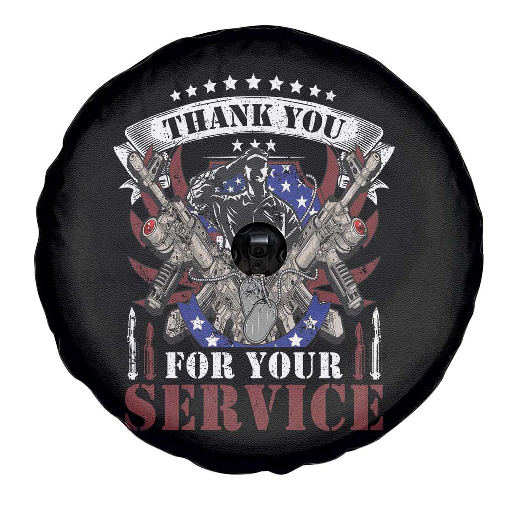 American Veteran Spare Tire Cover Thank You For Your Service Veterans Day Memorials Day Patriots TS02 Print Your Wear