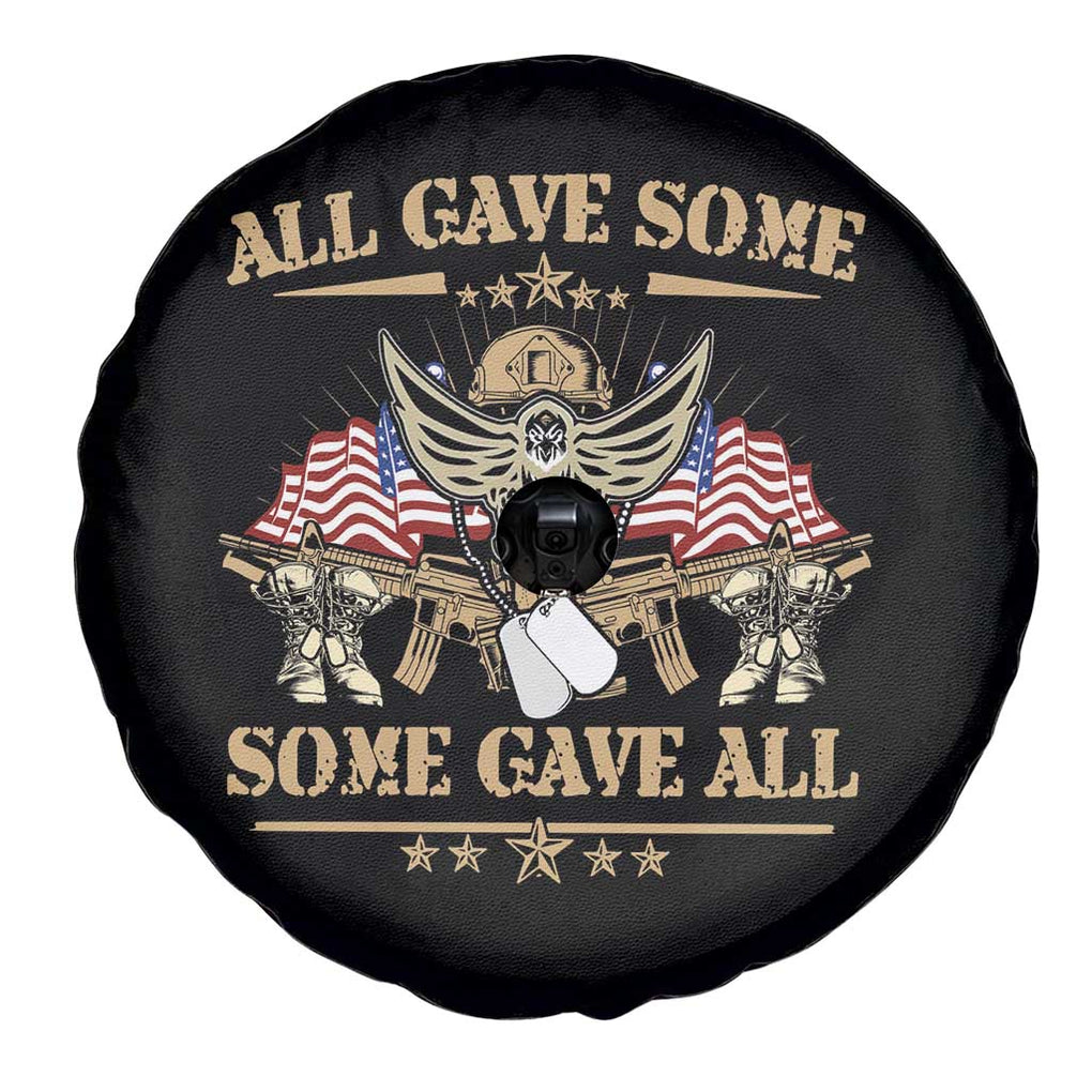 American Veteran Spare Tire Cover All Gave Some Some Gave All Veterans Memorials Day US Flag TS02 Print Your Wear