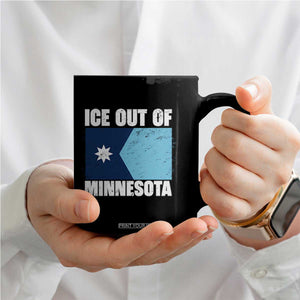 Ice Out Of Minnesota Coffee Mug State Flag Minneapolis Justice and Resistance TS02 Print Your Wear