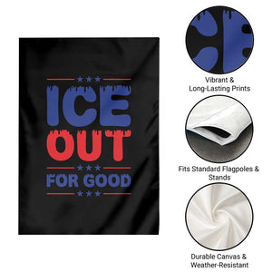 Ice Out For Good Protest Garden Flag Justice Against Ice Political Resistance TS02 Print Your Wear