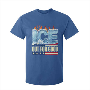 Ice Out For Good Patriotic Protest T Shirt For Kid Patriotic Burn Ice Justice Political Resistance TS02 Royal Blue Print Your Wear