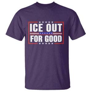 Ice Out For Good Patriotic Protest T Shirt Justice Resistance Red White and Blue TS02 Purple Print Your Wear