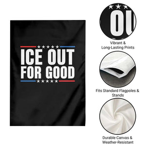 Ice Out For Good Patriotic Protest Garden Flag Justice Political Resistance TS02 Print Your Wear