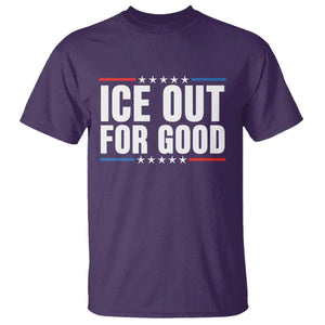 Ice Out For Good Patriotic Protest T Shirt Justice Political Resistance TS02 Purple Print Your Wear