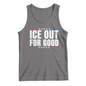Ice Out For Good Patriotic Protest Tank Top Justice Political Resistance TS02 Deep Heather Print Your Wear
