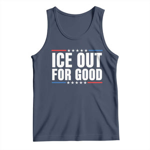 Ice Out For Good Patriotic Protest Tank Top Justice Political Resistance TS02 Navy Print Your Wear