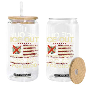 Ice Out For Good We The People Glass Can Justice and Freedom Political Resistance American Flag TS02 Print Your Wear