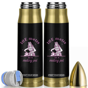 Ice Melts In A Melting Pot Bullet Tumbler Funny Cooking Woman Retro Feminist Political Statement TS02 Black Print Your Wear