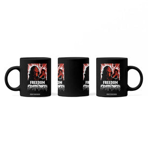 Freedom Iran Women Revolution 2026 Coffee Mug Lighting Cigarette with Burning Portrait Graphic TS02 Print Your Wear