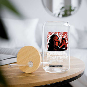 Freedom Iran Women Revolution 2026 Glass Can Lighting Cigarette with Burning Portrait Graphic TS02 Print Your Wear