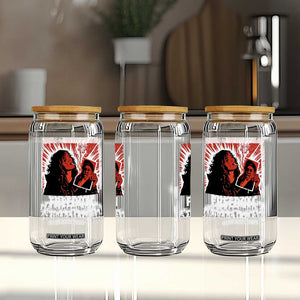Freedom Iran Women Revolution 2026 Glass Can Lighting Cigarette with Burning Portrait Graphic TS02 Print Your Wear