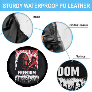 Freedom Iran Women Revolution 2026 Spare Tire Cover Lighting Cigarette with Burning Portrait Graphic TS02 Print Your Wear