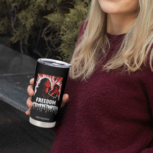 Freedom Iran Women Revolution 2026 Tumbler Cup Lighting Cigarette with Burning Portrait Graphic TS02 Print Your Wear