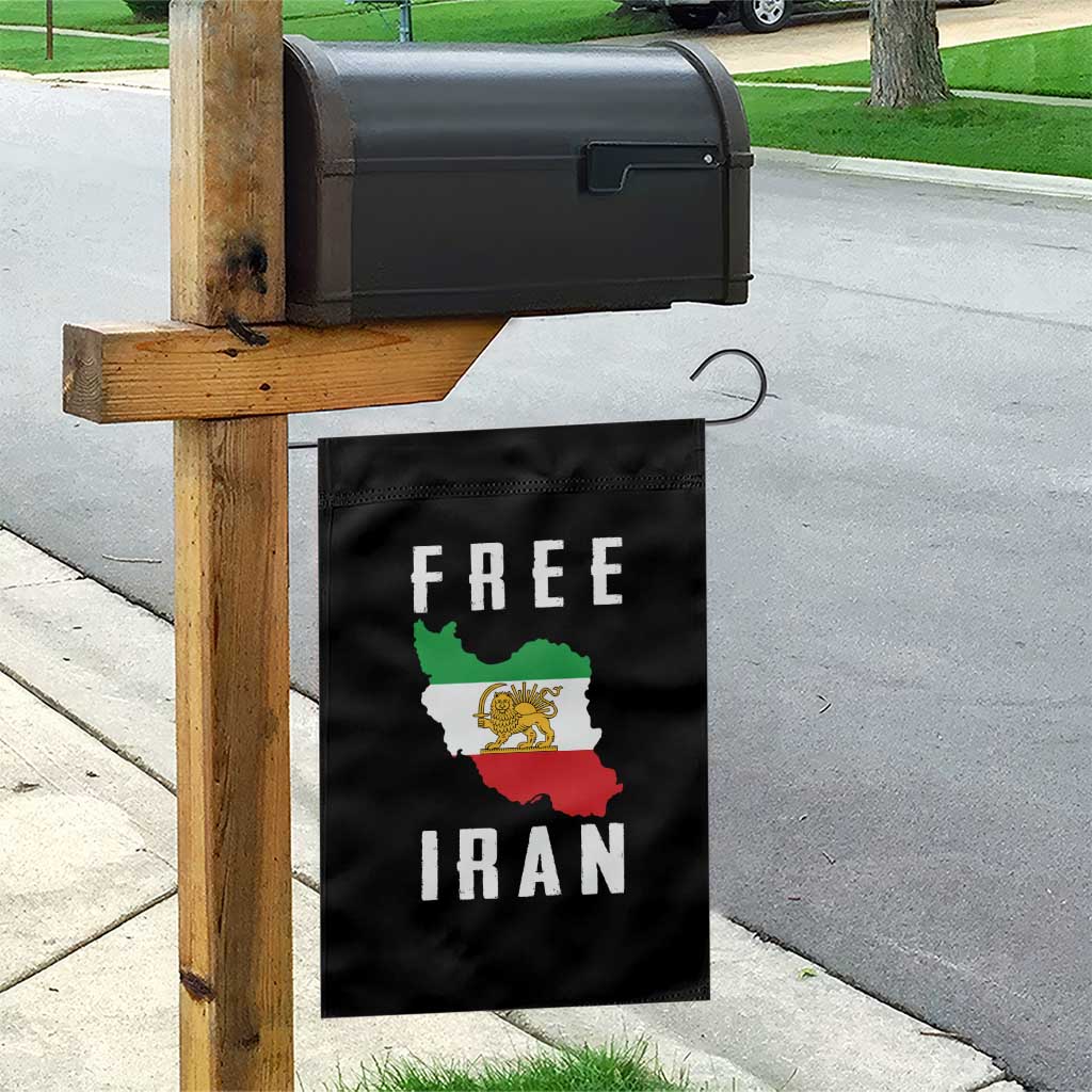 Free Iran Revolution 2026 Garden Flag Sun and Lion Flag Iranian Freedom Justice TS02 Print Your Wear