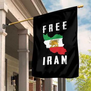 Free Iran Revolution 2026 Garden Flag Sun and Lion Flag Iranian Freedom Justice TS02 Print Your Wear