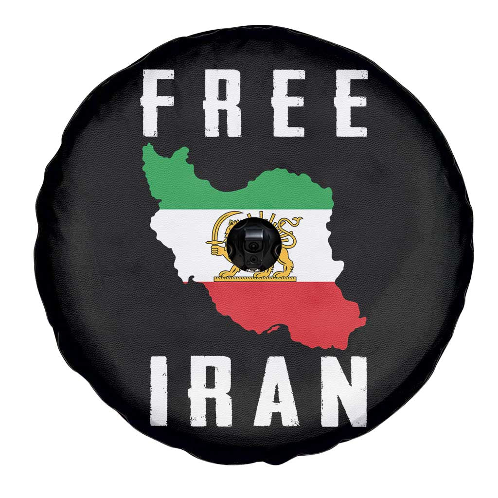 Free Iran Revolution 2026 Spare Tire Cover Sun and Lion Flag Iranian Freedom Justice TS02 Print Your Wear