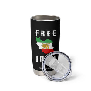 Free Iran Revolution 2026 Tumbler Cup Sun and Lion Flag Iranian Freedom Justice TS02 Print Your Wear