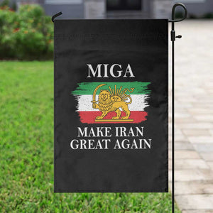 Make Iran Great Again Patriotic MIGA Garden Flag Lion and Sun Flag Iranian Revolution TS02 Print Your Wear