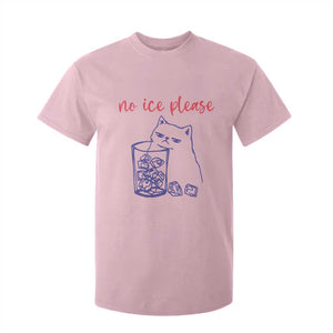 No Ice Please Funny Cat Meme T Shirt For Kid Subtle Against Ice Protest Political Resistance TS02 Light Pink Print Your Wear