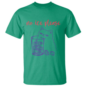 No Ice Please Funny Cat Meme T Shirt Subtle Against Ice Protest Political Resistance TS02 Irish Green Print Your Wear