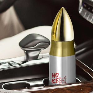 No Ice Please Angry Cat Graphic Bullet Tumbler Subtle Against Ice Protest Political Resistance TS02 Print Your Wear